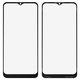 Housing Glass compatible with Samsung A025G Galaxy A02s, M025 Galaxy M02s, (black, 163 mm)