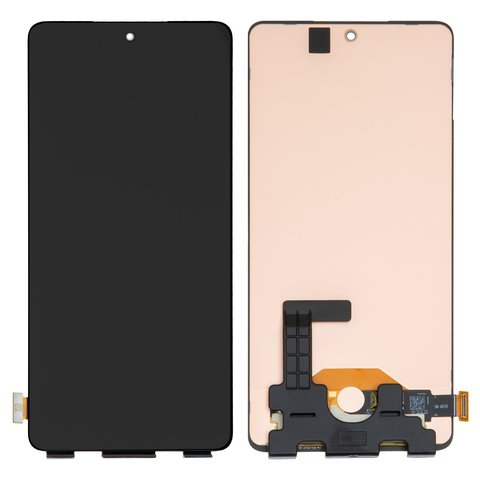 LCD compatible with Samsung M536 Galaxy M53, black, without frame, Original PRC  