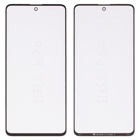 Housing Glass G+OCA PRO compatible with Samsung M317 Galaxy M31s, with OCA film, black 