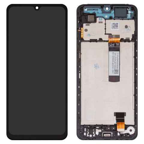 LCD compatible with Xiaomi Redmi A5 4G, black, with frame, Original PRC , 167.92mm, 25028PC03G, 25028RN03A, 25028RN03I, global version 