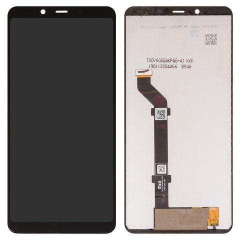 LCD compatible with Nokia 3.1 Plus, black, without frame, original change glass  , TA1113 TA 1117 TA 1125  