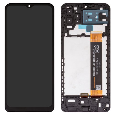 Дисплей для Samsung A135 Galaxy A13, M135 Galaxy M13, черный, с рамкой, High Copy, BS066FBM L01 D800_R5.7