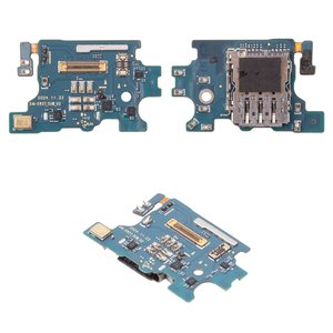 Flat Cable compatible with Samsung S937 Galaxy S25 Edge, for Sim connector, with microphone, Original PRC , european version 