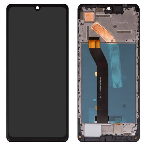 LCD compatible with Cubot P90, black, with frame, High Copy, 15 32601 3891 2 