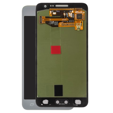 Pantalla LCD puede usarse con Samsung A300 Galaxy A3; Samsung, plateado, Original, empaque industrial, #GH97 16747C
