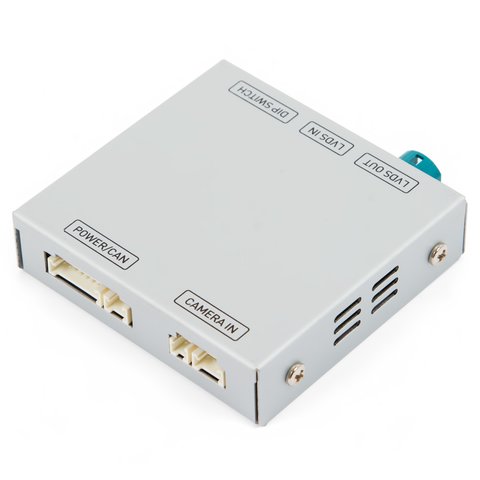 Adaptador de cámara de visión trasera con líneas de aparcamiento para Audi, Volkswagen