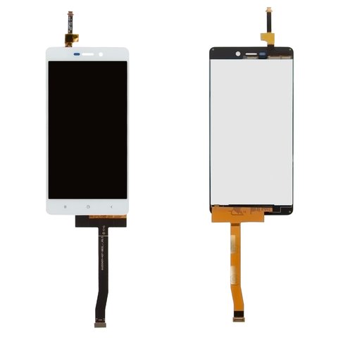 Pantalla LCD puede usarse con Xiaomi Redmi 3, Redmi 3S, Redmi 3S Prime, Redmi 3X, blanco, sin marco, High Copy, 2015816, 2016031