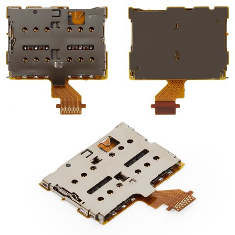 Conector de tarjeta SIM puede usarse con HTC One M8 Dual SIM, One M8e, dos tarjetas SIM, con cable flex