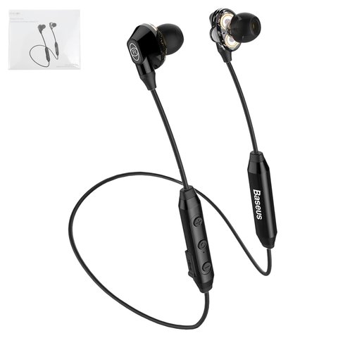 Auricular Baseus S10, inalámbrica, de vacío, negra, con cable micro USB Tipo B, #NGS10 01
