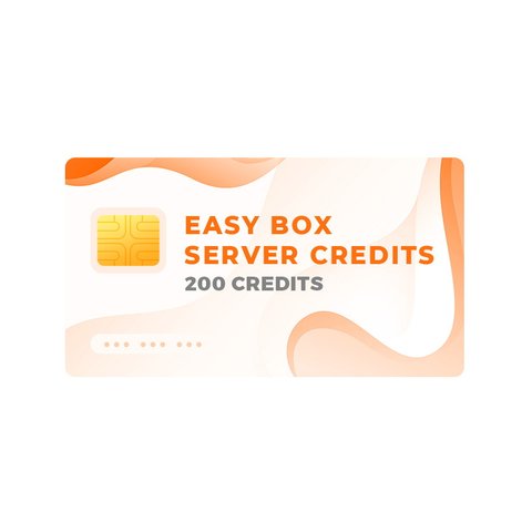Créditos del servidor Easy Box 200 créditos 