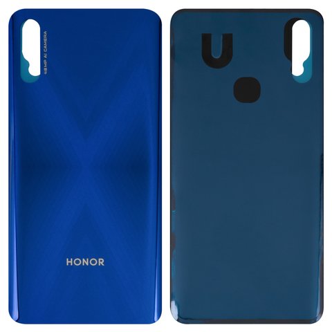Panel trasero de carcasa puede usarse con Huawei Honor 9X, azul, STK LX1
