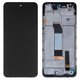 Pantalla LCD puede usarse con Xiaomi Poco M3 Pro, Poco M3 Pro 5G, negro, con marco, Original (PRC)
