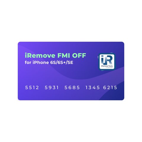 iRemove FMI OFF para iPhone 6S 6SP SE [Open Menu]