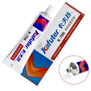 Adhesivos sellador Kafuter K 706, de silicona, 45 g