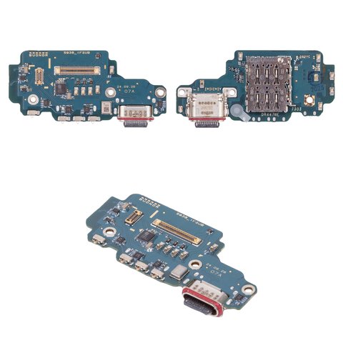 Cable flex puede usarse con Samsung S938 Galaxy S25 Ultra, del conector de carga, con componentes, Original PRC , placa del cargador