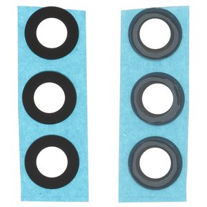 Vidrio de cámara puede usarse con Samsung A566 Galaxy A56, negro, sin marco