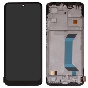 Pantalla LCD puede usarse con Xiaomi Poco X5 5G, Redmi Note 12 5G, negro, con marco, Copy, TFT , 22111317PG, 22111317PI, 22111317I, 22111317G