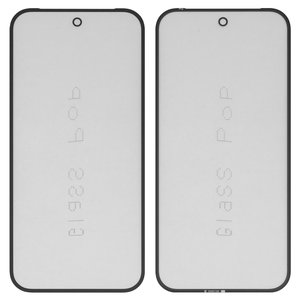 Vidrio de carcasa G+OCA PRO puede usarse con Google Pixel 9 Pro, con película OCA, negro