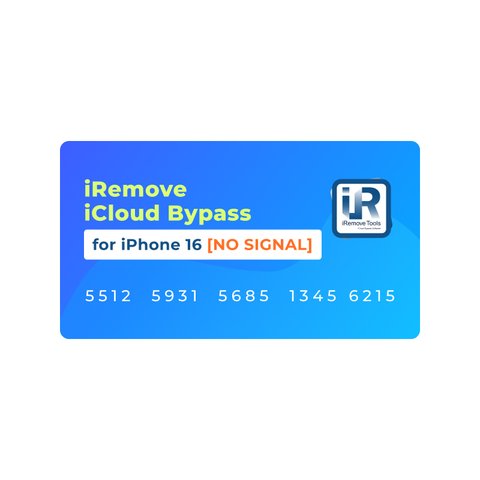 iRemove iCloud Bypass para iPhone 16 [NO SIGNAL]