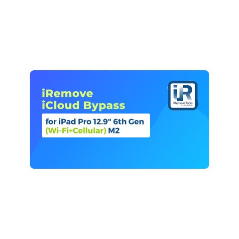 iRemove iCloud Bypass para iPad Pro 12.9 inch 6th Gen Wi Fi+Cellular  M2