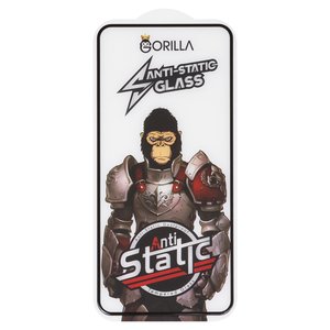 Vidrio de protección templado puede usarse con Google Pixel 5, Full Glue, compatible con estuche, Anti Static, negro, gorilla