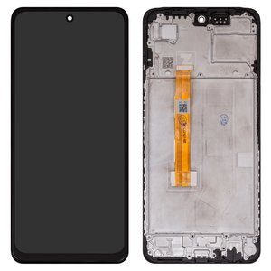 Pantalla LCD puede usarse con Oppo A80, negro, con marco, High Copy, CPH2639