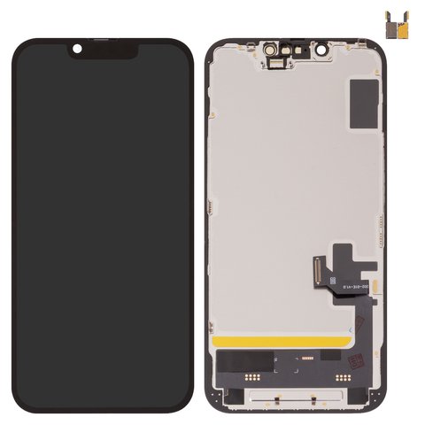 Pantalla LCD puede usarse con iPhone 16e, negro, con marco, HC, OLED , DD OLED soft