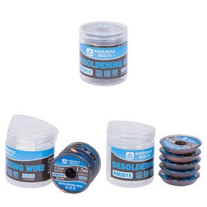 Malla para desoldar Kingmax KM 2015, Ancho  2.0 mm, L  1.5 m, 5 uds.