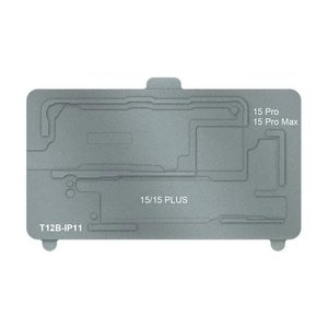 Fijador de placas Sunshine T12B IP11 puede usarse con Apple iPhone 15, iPhone 15 Plus, iPhone 15 Pro, iPhone 15 Pro Max, para reparar placas base