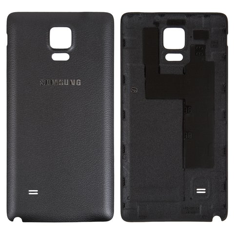 Задня кришка батареї для Samsung N910F Galaxy Note 4, N910H Galaxy Note 4, чорна