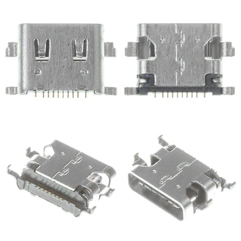 Конектор зарядки для Sony G3212 Xperia XA1 Ultra Dual, G3221 Xperia XA1 Ultra, G3223 Xperia XA1 Ultra, G3226 Xperia XA1 Ultra Dual, 10 pin, USB тип C