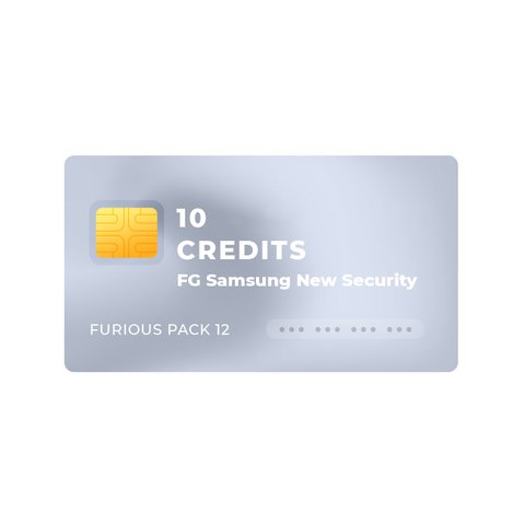 10 кредитів FG Samsung New Security для власників Furious PACK 12