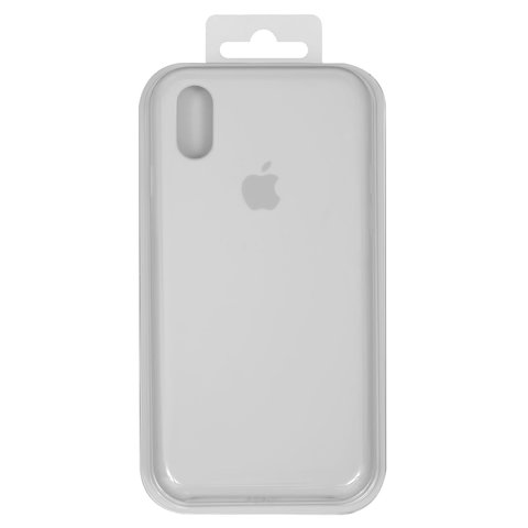 Чехол для iPhone X, iPhone XS, белый, Original Soft Case, силикон, white 09 