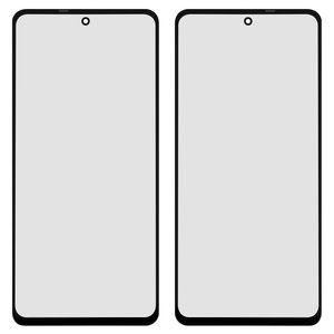 Скло корпуса для Xiaomi Redmi Note 9 Pro 5G, чорне