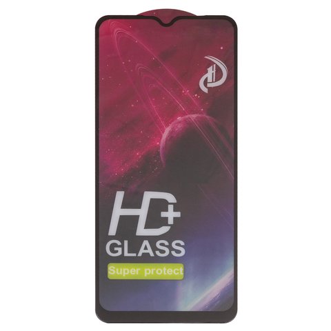 Защитное стекло All Spares для Oppo A17, A18, A57 4G, A77 4G, A78 5G, совместимо с чехлом, Full Glue, черный, cлой клея нанесен по всей поверхности