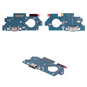 Шлейф для Samsung M356 Galaxy M35, коннектора зарядки, с микрофоном, High Copy, плата зарядки