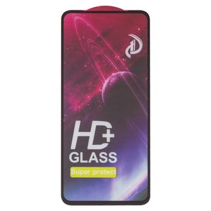Захисне скло All Spares для Xiaomi Redmi Note 9 5G, Redmi Note 9T, сумісне з чохлом, Full Glue, чорний