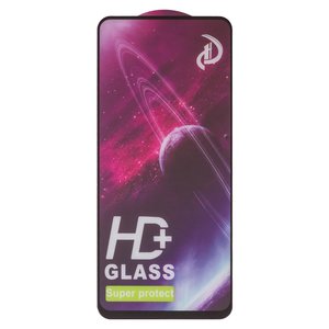 Защитное стекло All Spares для Samsung G996 Galaxy S21 Plus 5G, совместимо с чехлом, Full Glue, черный