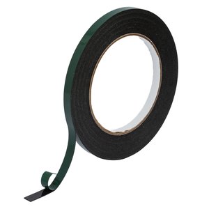 Двосторонній скотч, чорний, 0,5 мм, 8 мм, на поліуретановій основі
