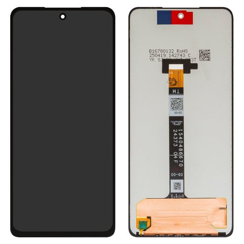 Дисплей для Motorola Moto G75, черный, без рамки, High Copy