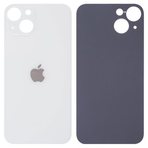 Задняя панель корпуса для iPhone 13, белая, не нужно снимать стекло камеры, Original PRC , big hole