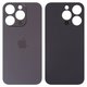 Задняя панель корпуса для iPhone 14 Pro, черная, не нужно снимать стекло камеры, Original (PRC), big hole