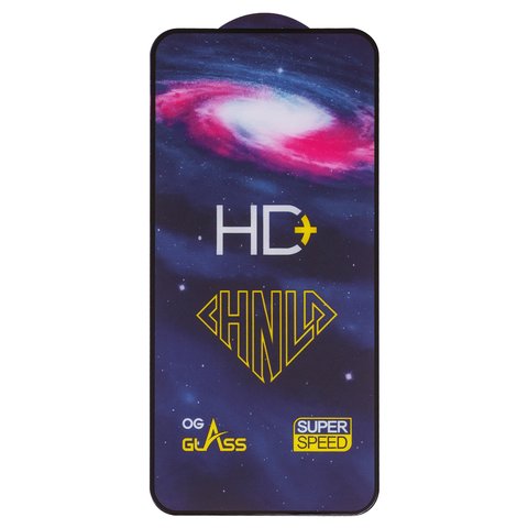 Захисне скло All Spares для Samsung A366 Galaxy A36, 0,33 мм 9H, сумісне з чохлом, Full Glue, чорний, HD+