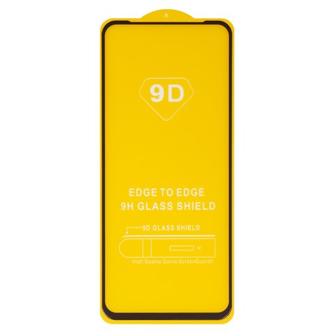 Захисне скло для Tecno Spark 20 Pro KJ6 ; Infinix Hot 40 X6836 , Hot 40 Pro X6837 , сумісне з чохлом, Full Glue, без упаковки , чорний