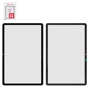 Скло корпуса G+OCA PRO для Samsung X700 Galaxy Tab S8 Wi Fi, X706 Galaxy Tab S8 5G, з ОСА плівкою, чорне
