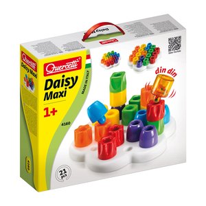 Головоломка Quercetti Мозаїка: Геометрія Максі, великі фішки 21 шт.  + дошка