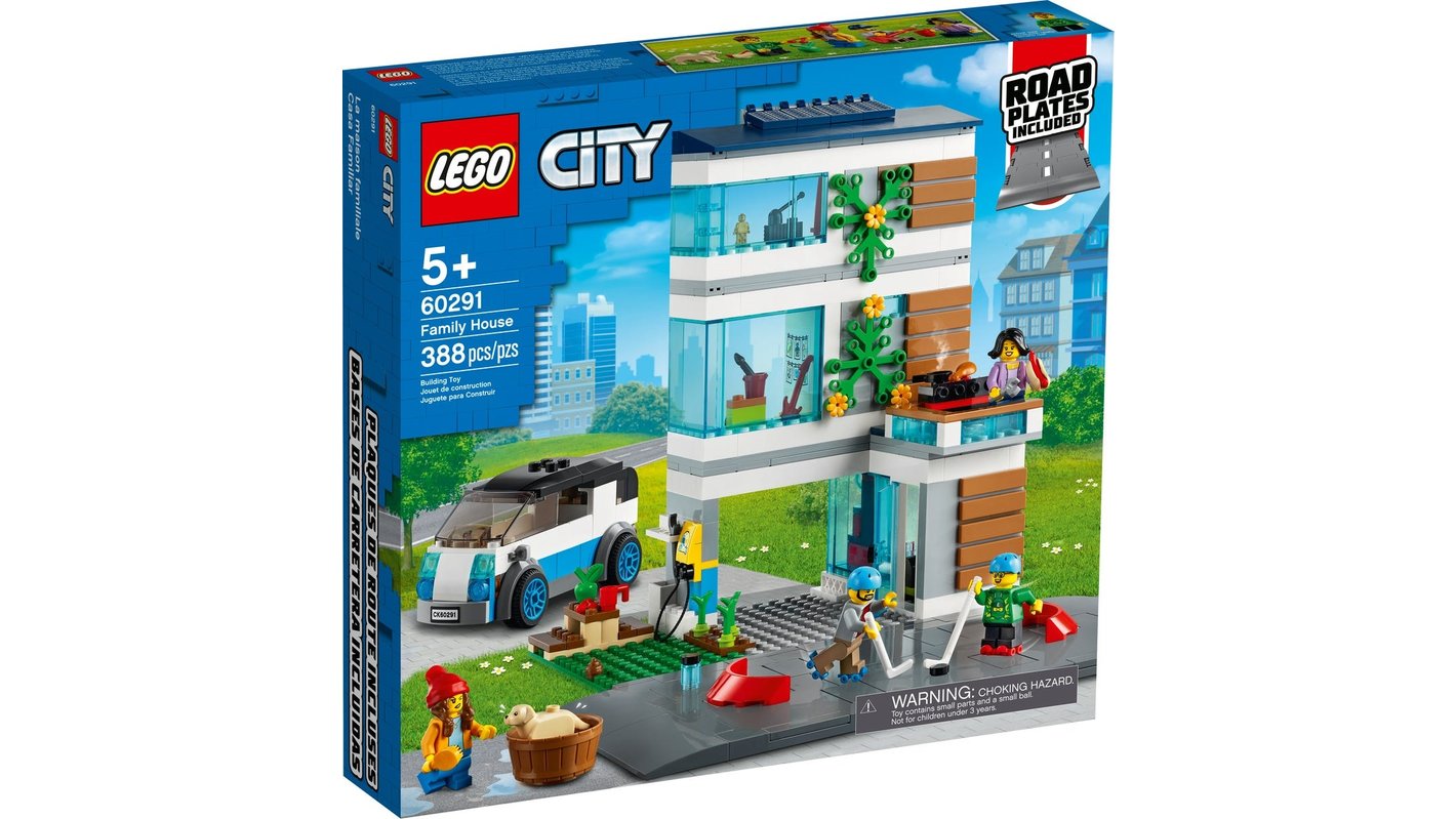 Конструктор LEGO City Современный дом для семьи (60291) - Toys4brain®