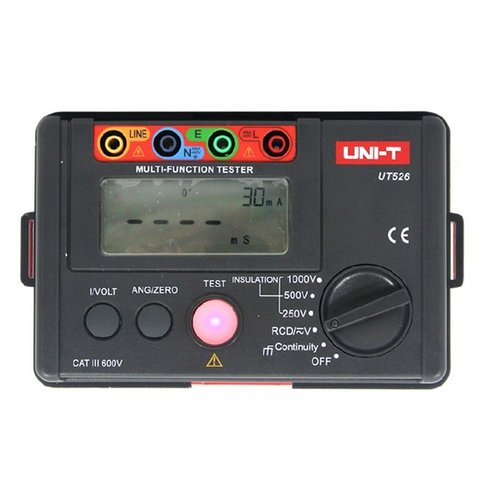 Medidor de ID, resistencia de aislamiento y voltaje UNI-T UT526